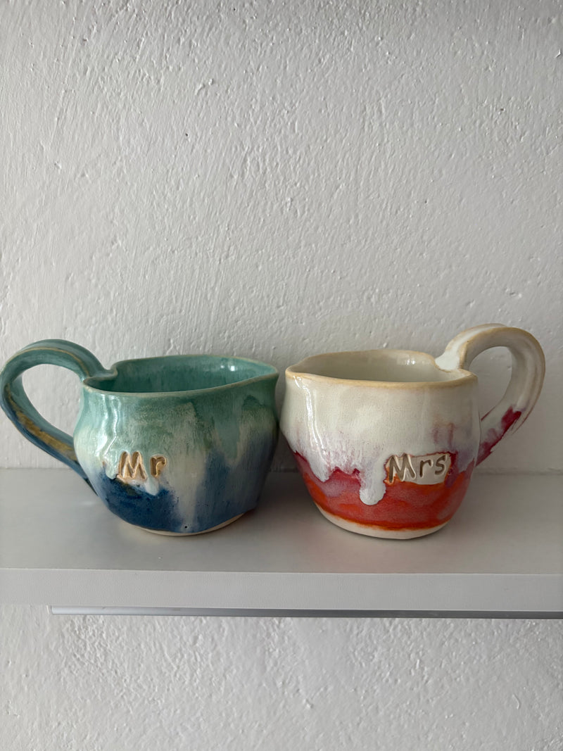Bryllupskopper sæt: Mr./Mrs