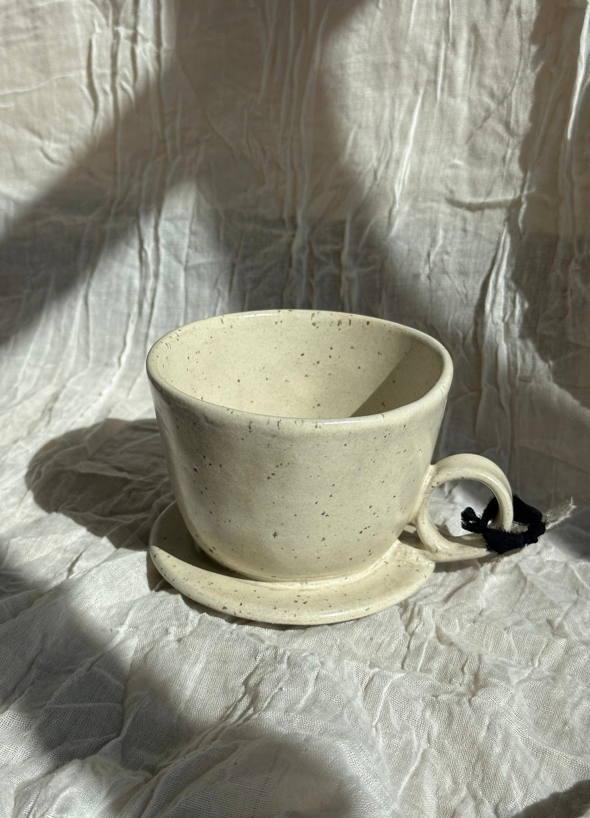 Wabi-sabi kaffetragt - råhvid