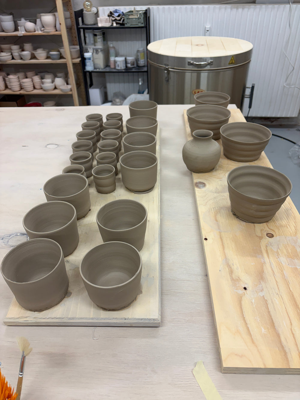 Camilla Sander ceramics — værksted