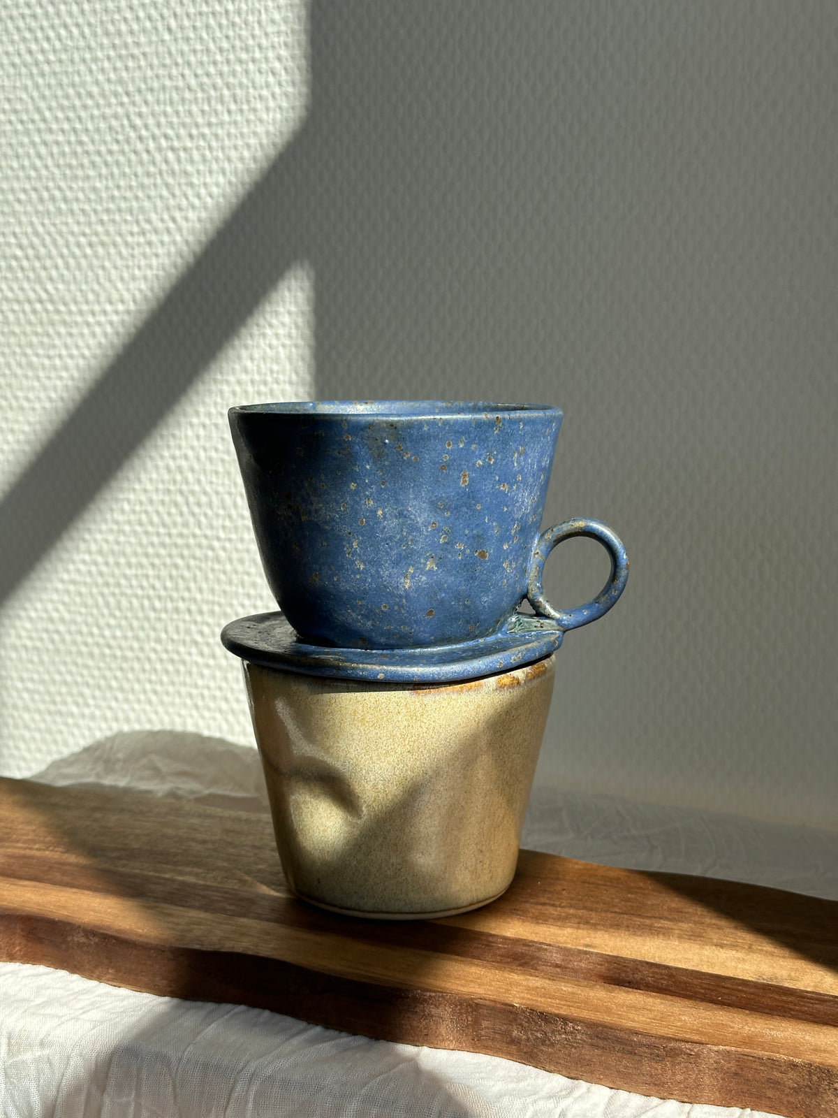 Wabi-sabi kaffetragt - kobolt