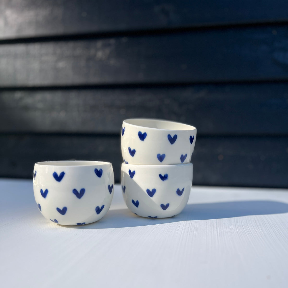Porcelæns kop - hjerter