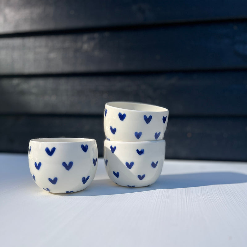 Porcelæns kop - hjerter