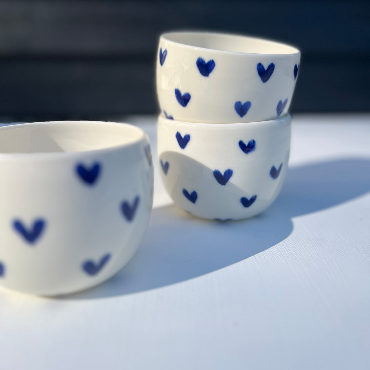 Porcelæns kop - hjerter