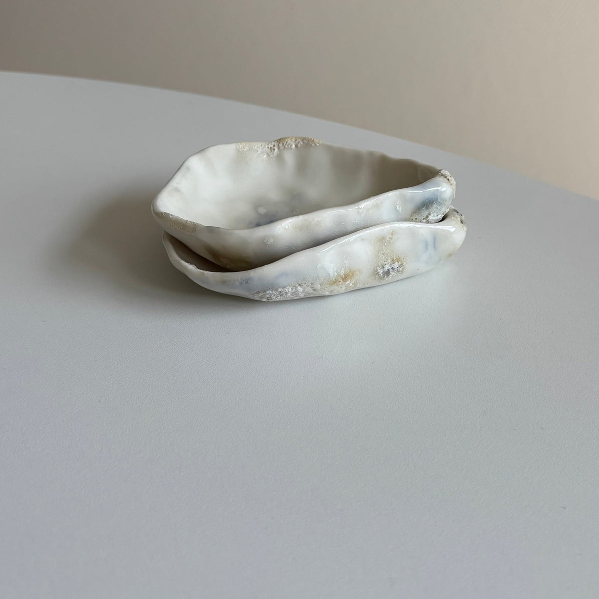 Porcelæns muslingeskal - natur