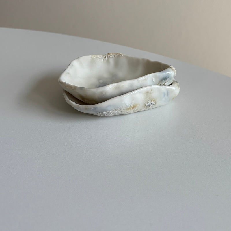 Porcelæns muslingeskal - natur