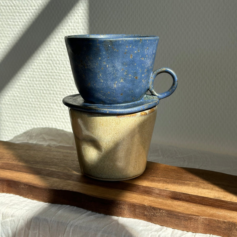 Wabi-sabi kaffetragt - kobolt