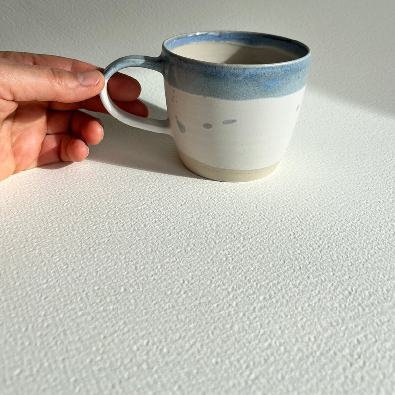 ALM m HANK - lys blå/hvid