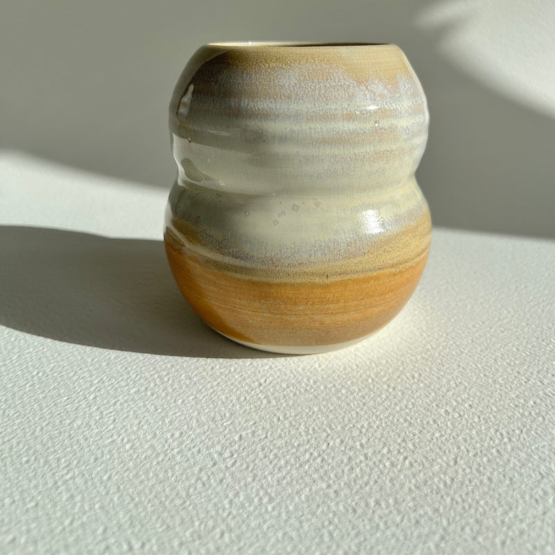 BOBLEVASE - lille, orange/sand