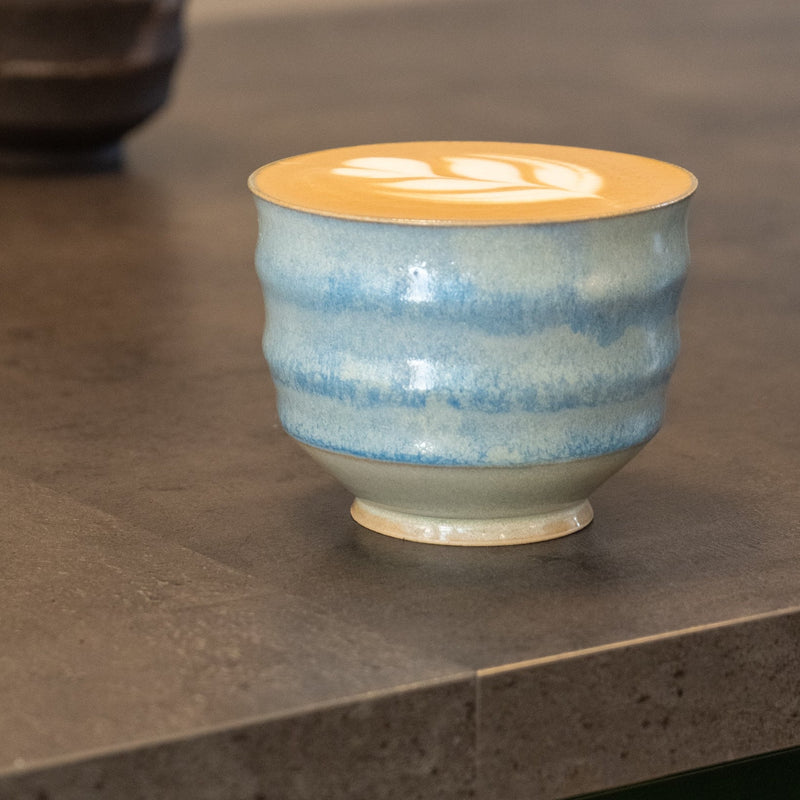 TORA cappuccino, himmelblå