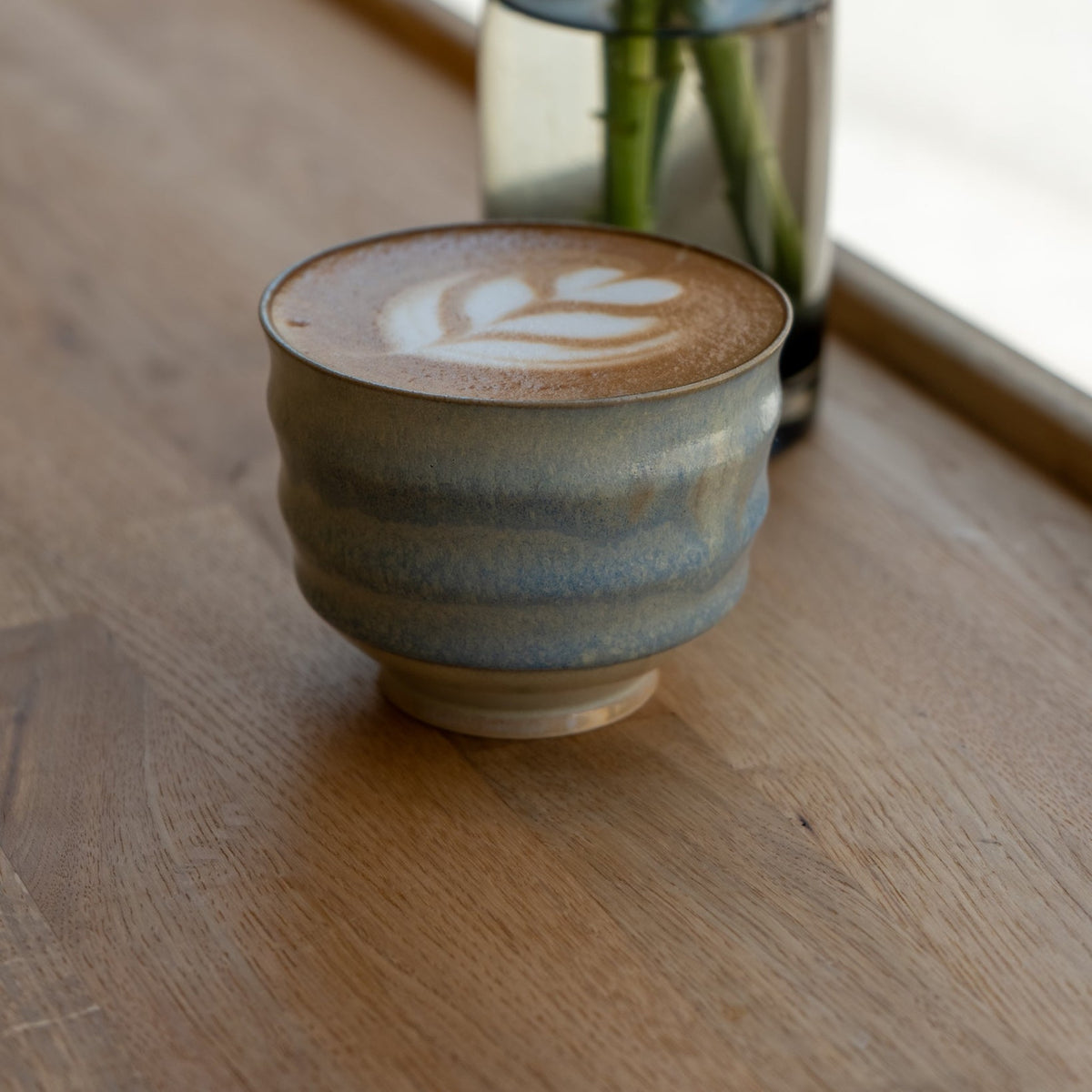 TORA cappuccino, himmelblå