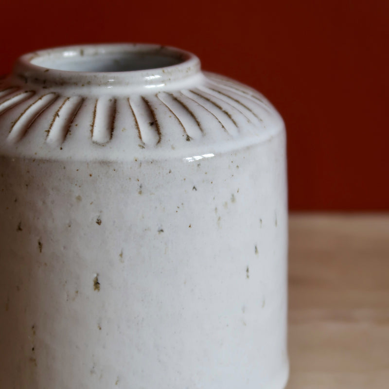 Vase, hvid