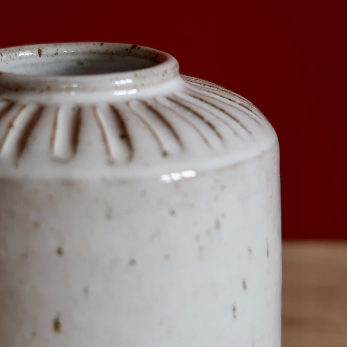 Vase, hvid